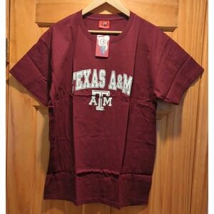 Pro Sport Brand Adult Mens L Large Texas A&M College Collegiate Licensed T-Shirt